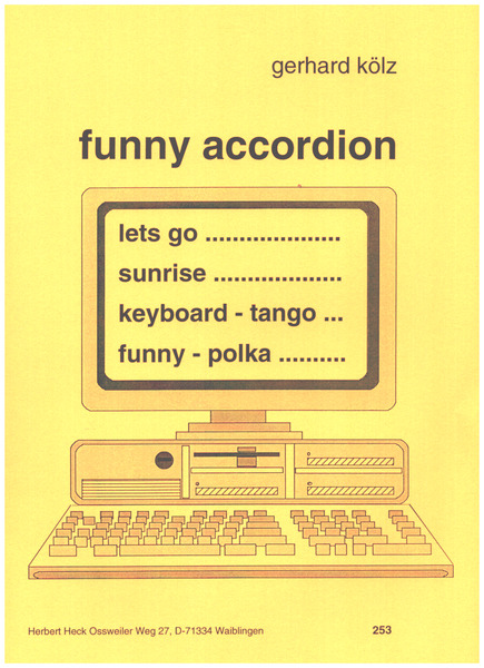 Funny accordion  für Akkordeon  
