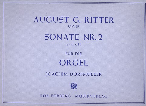 Sonate e-Moll Nr.2 op.19  für Orgel  