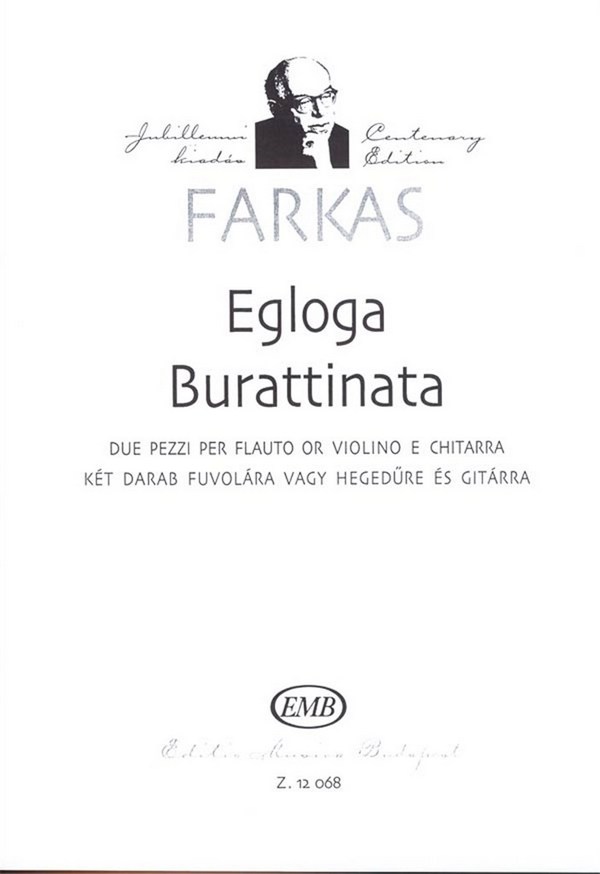 Egloga und Burattinata - 2 Stücke  für Flöte (Violine) und Gitarre  