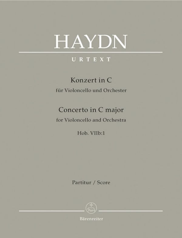 Konzert C-Dur Hob.VIIb:1&nbsp;&nbsp;für Violoncello und Orchester&nbsp;&nbsp;Partitur