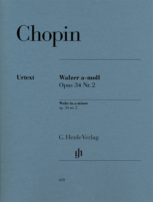 Walzer a-Moll op.34,2&nbsp;&nbsp;für Klavier&nbsp;&nbsp;