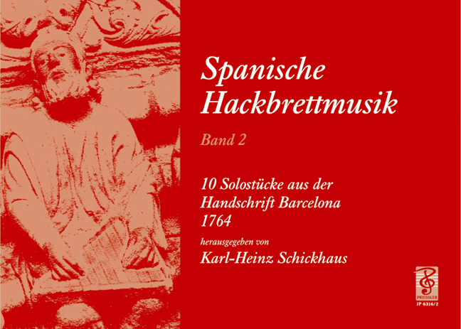 Spanische Hackbrettmusik Band 2&nbsp;&nbsp;10 Solostücke aus der Handschrift&nbsp;&nbsp;Barcelona 1764