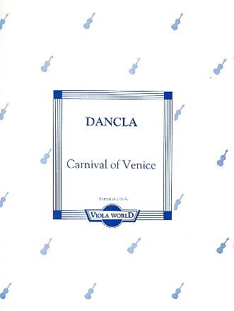 Carnival of Venice  for viola and piano  