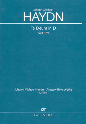Te Deum D-Dur  für gem Chor, Orchester und Orgel  Partitur