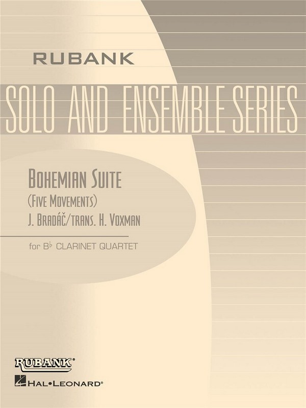 BOHEMIAN SUITE FOR 4 CLARINETS  PARTITUR+STIMMEN  VOXMAN, H., BEARB.