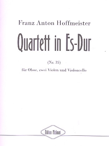 Quartett Es-Dur Nr.35 &nbsp;&nbsp;für Oboe, 2 Violen und Violoncello&nbsp;&nbsp;Partitur und Stimmen