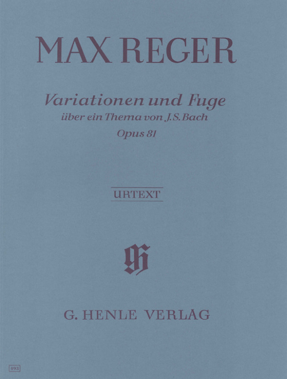 Variationen und Fuge über ein Thema von Bach op.81&nbsp;&nbsp;für Klavier&nbsp;&nbsp;