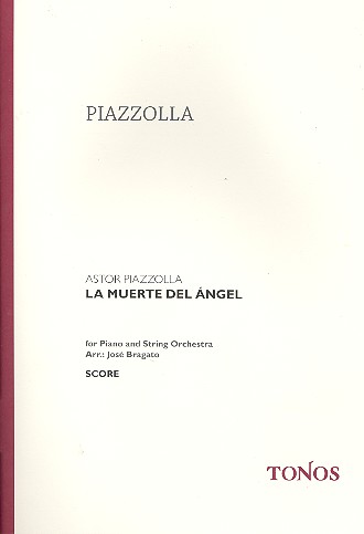 La muerte del angel für Klavier&nbsp;&nbsp;und Streichorchester&nbsp;&nbsp;Partitur