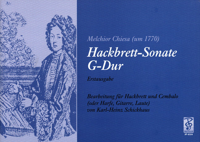 Sonate G-Dur &nbsp;&nbsp;für Hackbrett und Cembalo (Harfe)&nbsp;&nbsp;