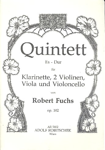 Quintett Es-Dur op.102  für Klarinette und Streichquartett  Stimmen
