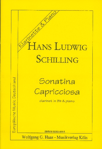 Sonatina capricciosa  für Klarinette in B und Klavier  