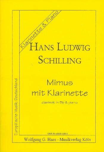 Mimus mit Klarinette  für Klarinette in B und Klavier  