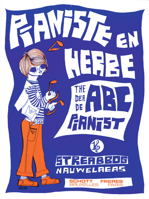 LE PIANISTE EN HERBE 12 LEICHTE  STUECKE IN GROSSNOTENSCHRIFT  THE ABC PIANIST