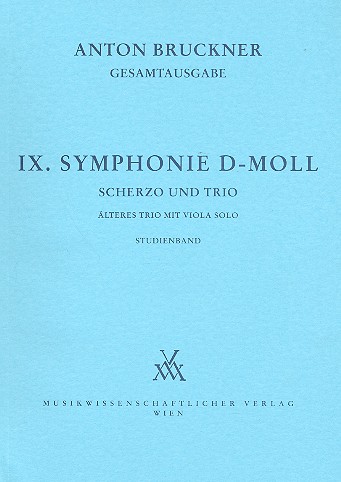 Sinfonie d-Moll Nr.9 Scherzo und Trio (mit Viola solo)    Studienpartitur