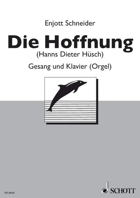 Die Hoffnung&nbsp;&nbsp;für gemischten Chor (SATB oder unisono) a cappella oder mit Orgel/Klav&nbsp;&nbsp;Orgelauszug