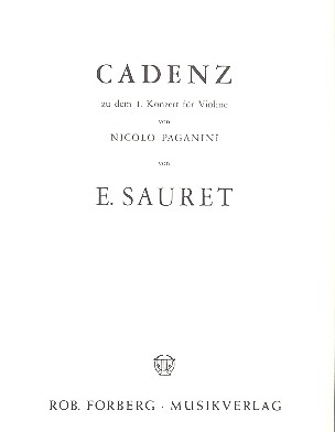 Kadenz zum Konzert Nr.1&nbsp;&nbsp;für Violine&nbsp;&nbsp;