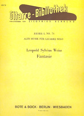Fantasie  für Gitarre  