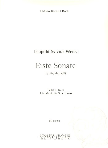 Sonate Nr.1 (Suite d-Moll)  für Gitarre  
