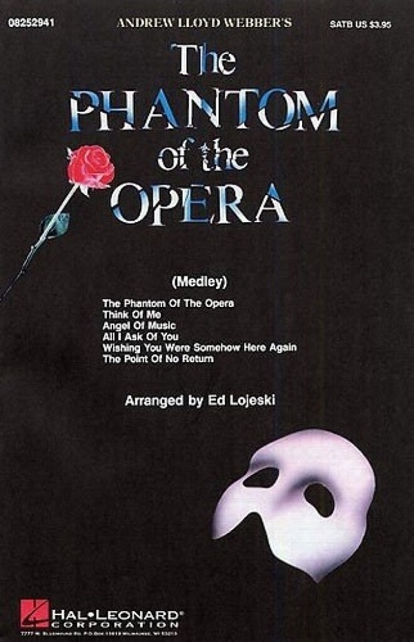 THE PHANTOM OF THE OPERA MEDLEY&nbsp;&nbsp;FOR BAND,  INSTRUMENTAL PAK&nbsp;&nbsp;LOJESKI, ED, ARR.