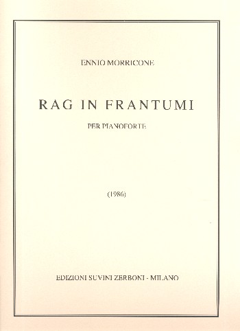 Rag in frantumi   per pianoforte  