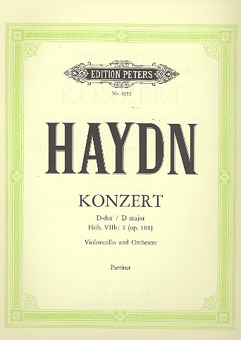 Konzert D-Dur op.101 Hob.VIIb:2&nbsp;&nbsp;für Violoncello und Orchester&nbsp;&nbsp;Partitur