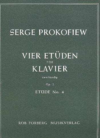 Etüde op.2,4  für Klavier  