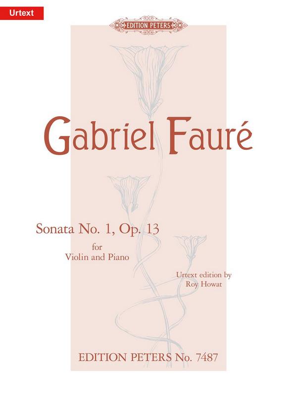 Sonate Nr.1 op.13&nbsp;&nbsp;für Violine und Klavier&nbsp;&nbsp;