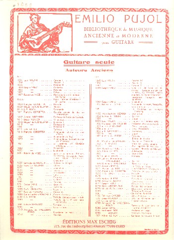 Sarabande menuet et passacaille  für Gitarre  