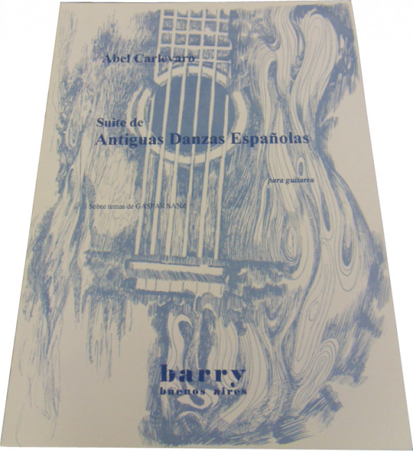 Suite de antiguas danzas espanolas&nbsp;&nbsp;para guitarra&nbsp;&nbsp;