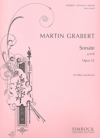 Sonate g-Moll op.52&nbsp;&nbsp;für Oboe und Klavier&nbsp;&nbsp;