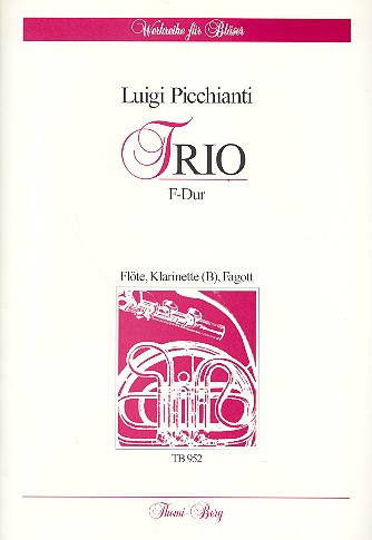 Trio F-Dur&nbsp;&nbsp;für Flöte, Fagott und Klarinette&nbsp;&nbsp;Partitur und Stimmen