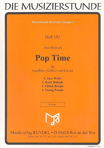 Pop Time für Flöte (Altflöte)  und Klavier  