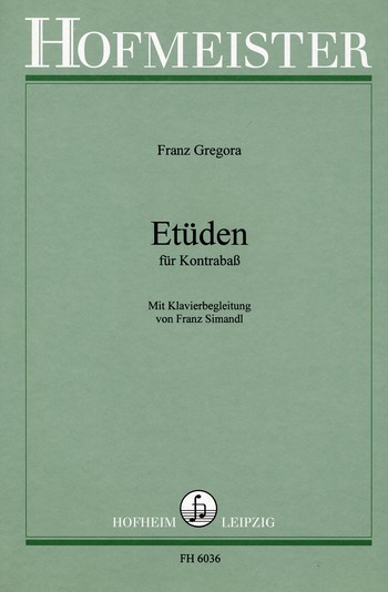 Etüden &nbsp;&nbsp;für Kontrabass und Klavier&nbsp;&nbsp;