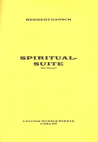 Spiritual-Suite  für Orgel  
