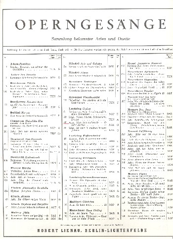 Nun ist's vollbracht   aus Undine  für mittlere Singstimme und Klavier  