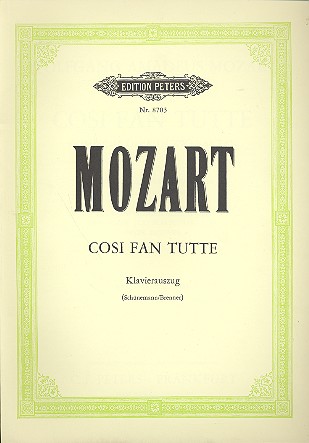 Cosi fan tutte&nbsp;&nbsp;&nbsp;&nbsp;Klavierauszug (it/dt)