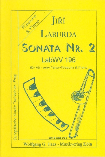 Sonata Nr.2 LabWV196 für&nbsp;&nbsp;Alt-(Tenor-)posaune und Klavier&nbsp;&nbsp;