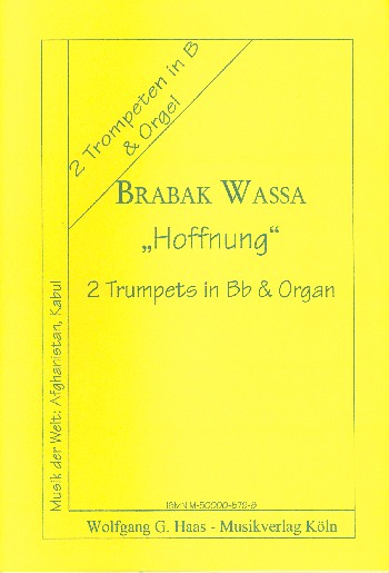 Hoffnung  für 2 Trompeten in B und Orgel  