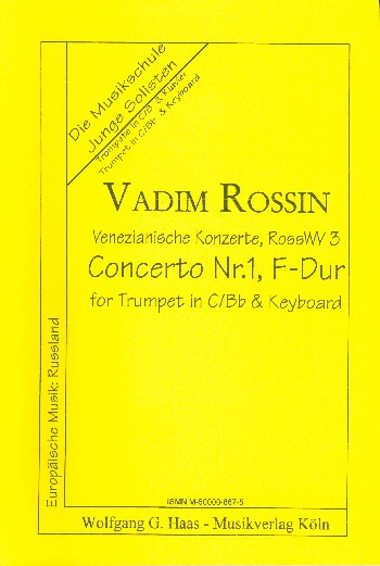 Konzert F-Dur Nr.1&nbsp;&nbsp;für Trompete und Klavier&nbsp;&nbsp;