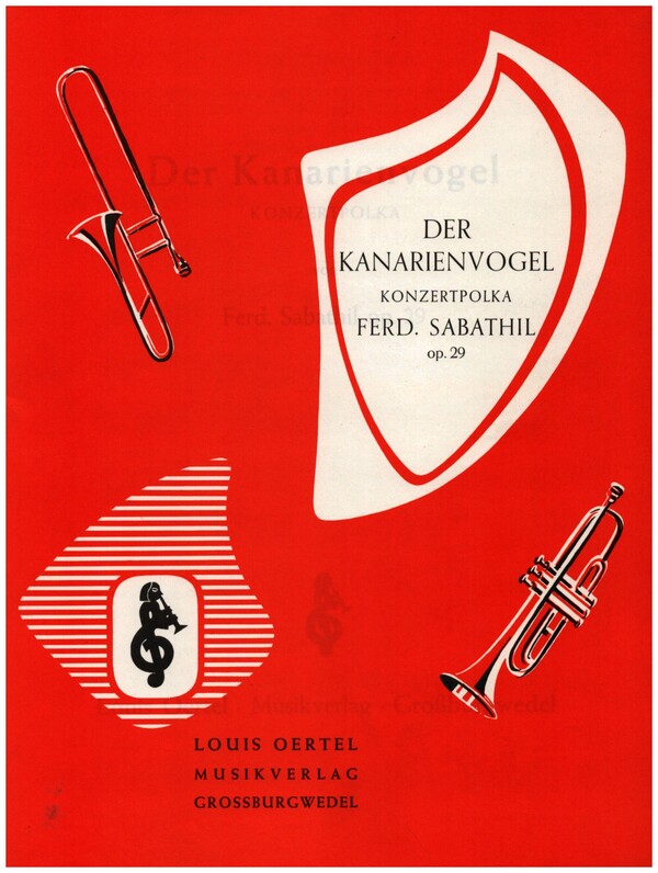 Der Kanarienvogel op.29  Für Flauto piccolo in Des (Xylophon, Trompete) und Klavier  