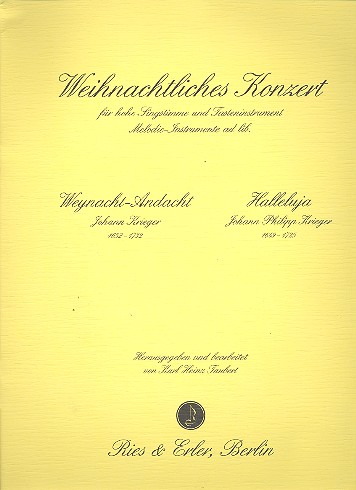 Weihnachtliches Konzert für hohe  Singstimme und Tasteninstrument  