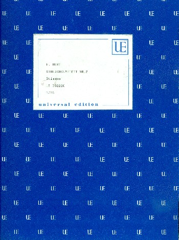 Streichquartett Nr.2 (1994)    Stimmen (Verlagskopie)