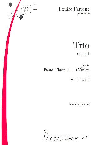Trio op.44   für Klarinette (Violine), Violoncello und Klavier  Stimmen