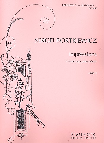 Impressions op.4 7 morceaux  Pour piano  