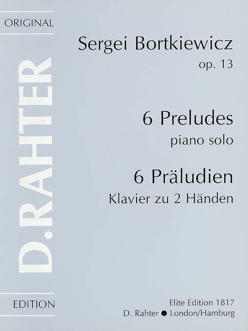 6 Präludien op.13  für Klavier  