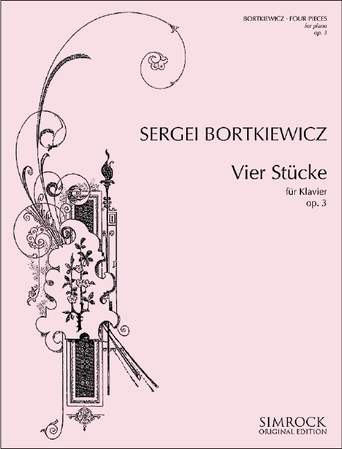 4 Stücke op.3  für Klavier  