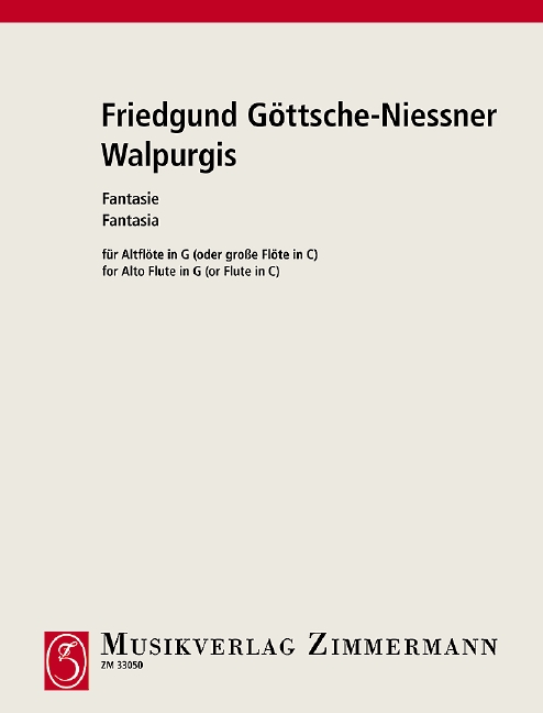 Walpurgis Fantasie&nbsp;&nbsp;für Altflöte in G (grosse Flöte in C)&nbsp;&nbsp;