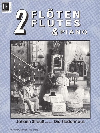 Ausgewählte Stücke aus Die Fledermaus&nbsp;&nbsp;für 2 Flöten und Klavier&nbsp;&nbsp;