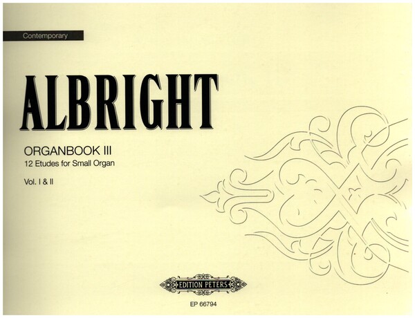 Organbook 3 12 etudes&nbsp;&nbsp;for small organ (vol.1-2)&nbsp;&nbsp;
