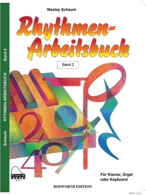 Rhythmen-Arbeitsbuch Band 2  für Klavier, Orgel, Keyboard  